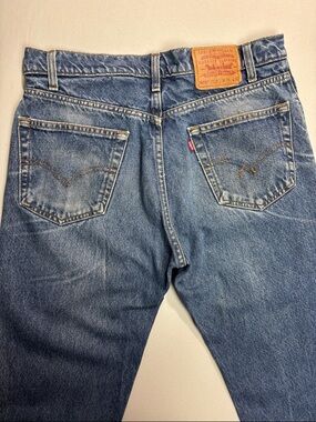 Vintage 90’s Levi's 505 Blue Jeans Distressed Whiskers